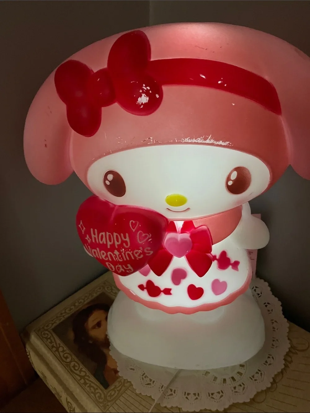 Hello Kitty Blow Mold Lite Up “My Melody” Valentine Decor